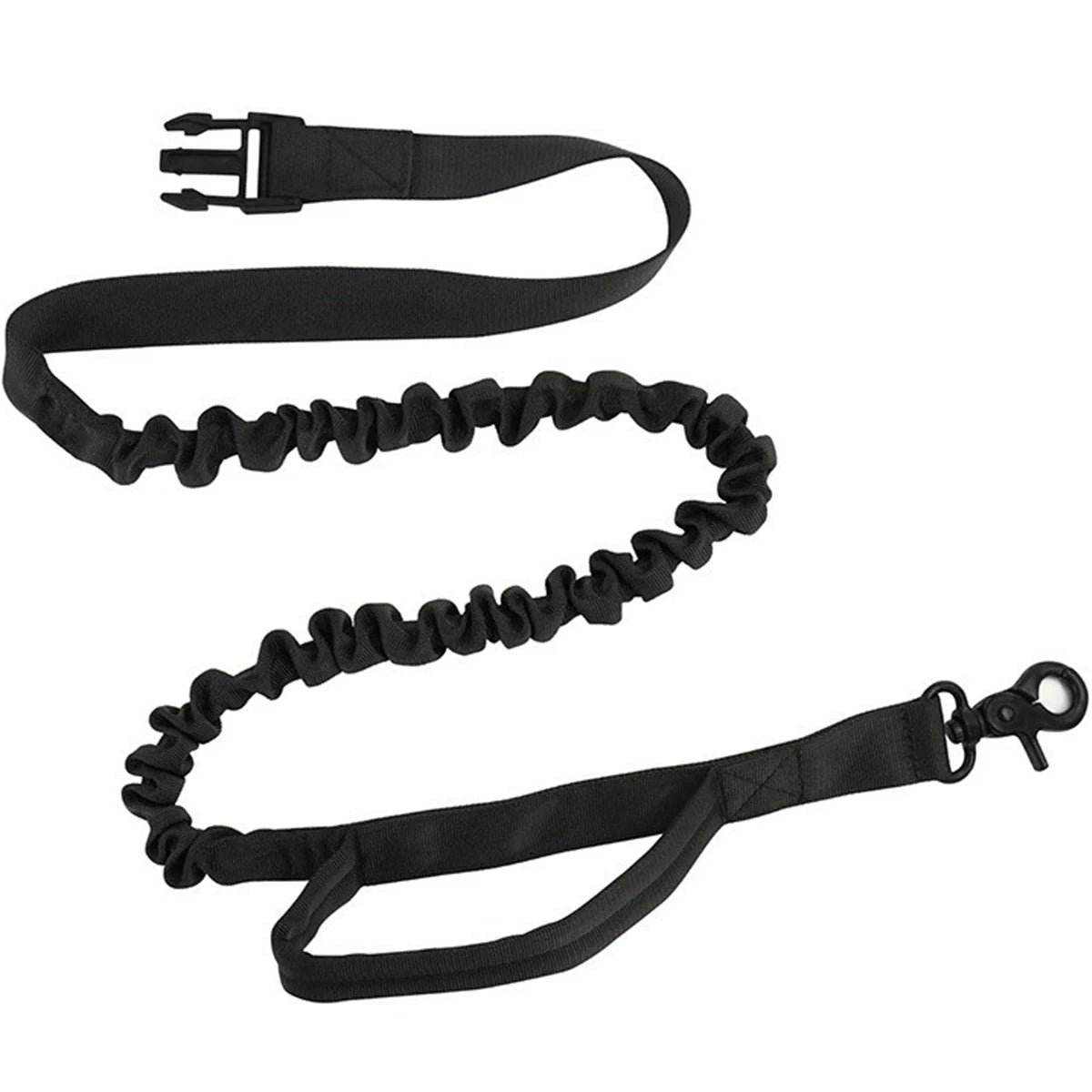 Hands Free Reflective Dog Leash with Waist Bag – Running & Walking Nylon Belt