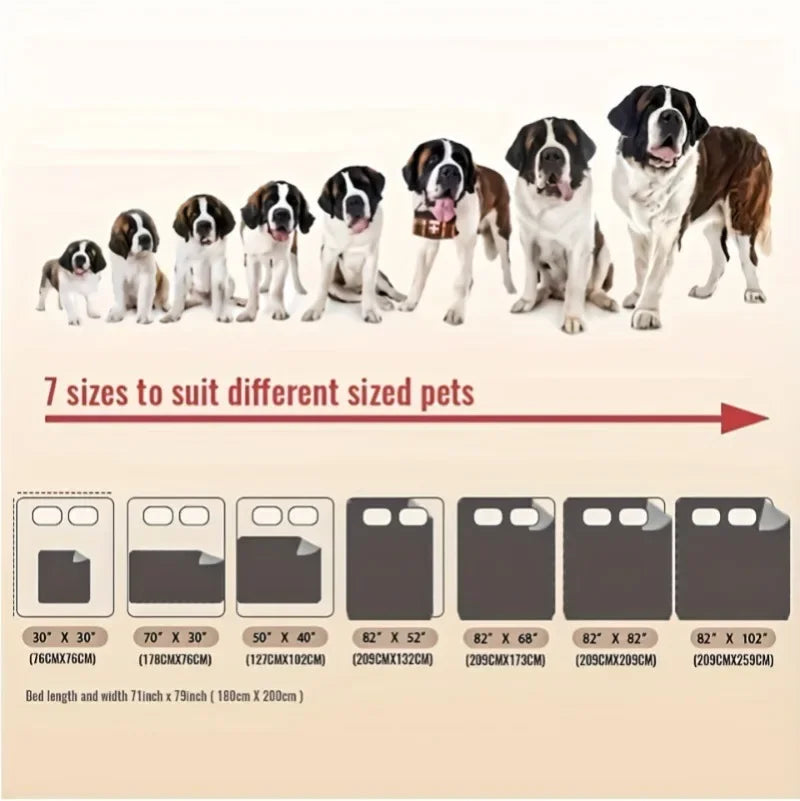 Waterproof Dog Blanket for Couch & Bed – Double-Sided Reversible Furniture Protector