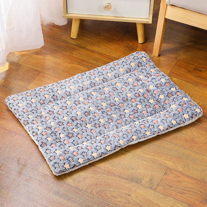 Double-Sided Pet Bed Mat – Warm Washable Dog & Cat Cushion