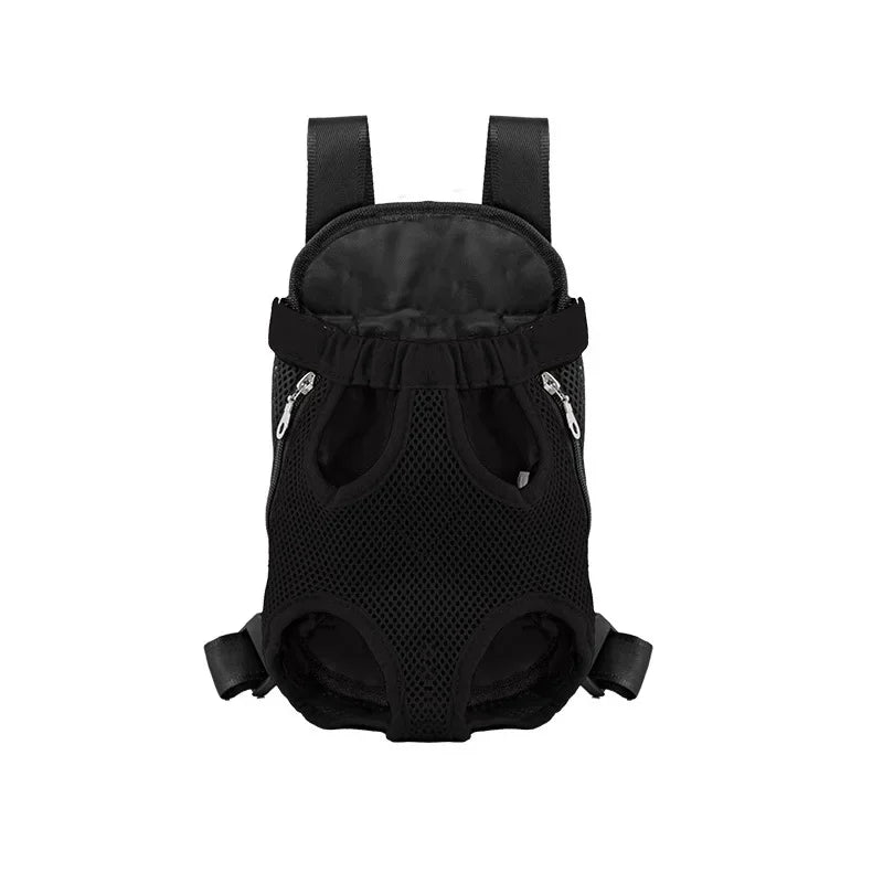 Pet Carrier Backpack for Small Pets - Breathable Double Shoulder Mesh Travel Bag