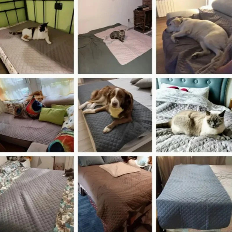 Premium Quilted Non-Slip Sofa Cover – Washable Furniture Protector for Pets & Kids