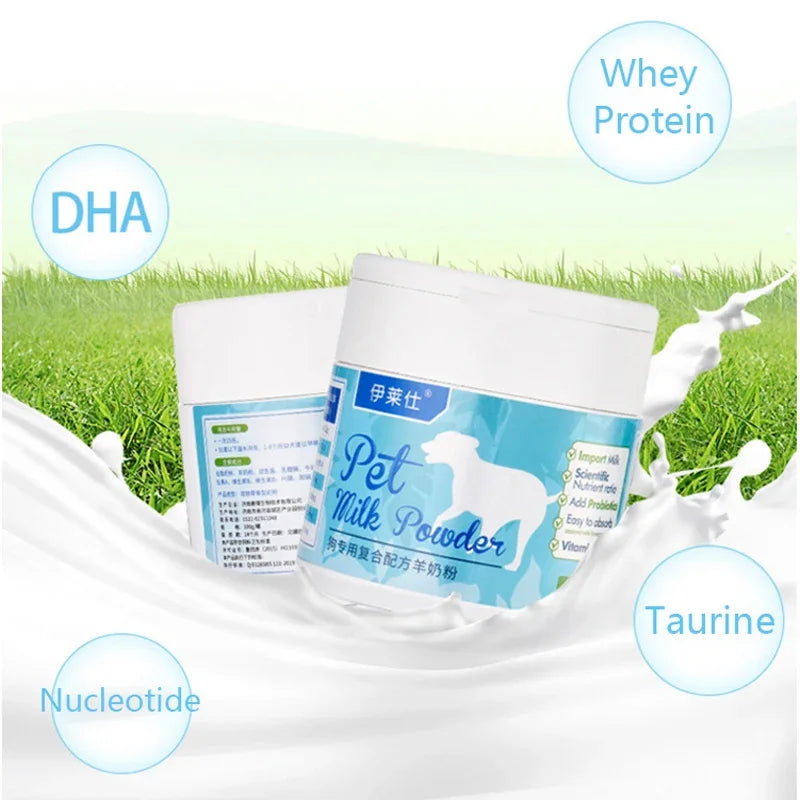 Goat Milk Powder for Dogs & Puppies – 300g Taurine + Multivitamin Probiotic Formula