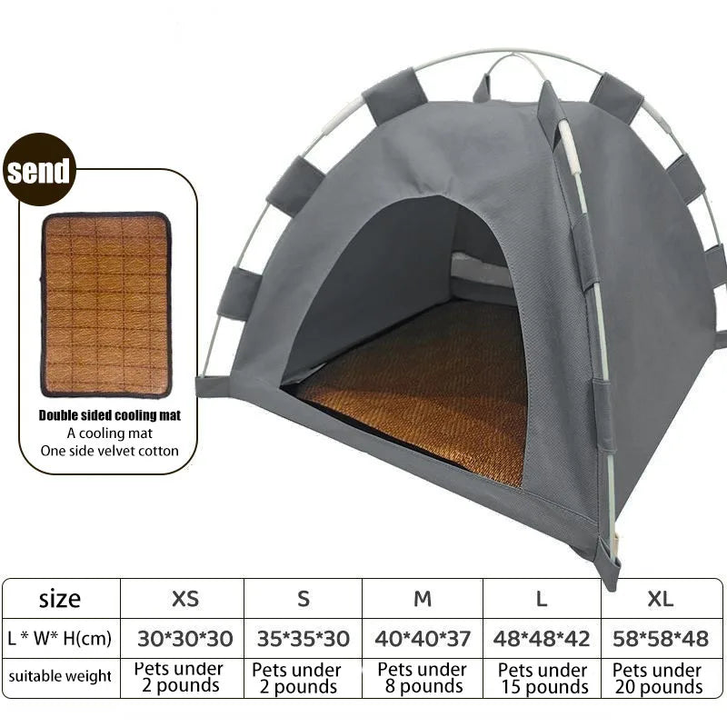 Pet Tent Bed Cats House Supplies Products Accessories Warm Cushions Furniture Sofa Basket Beds Winter Clamshell Kitten Tents Cat