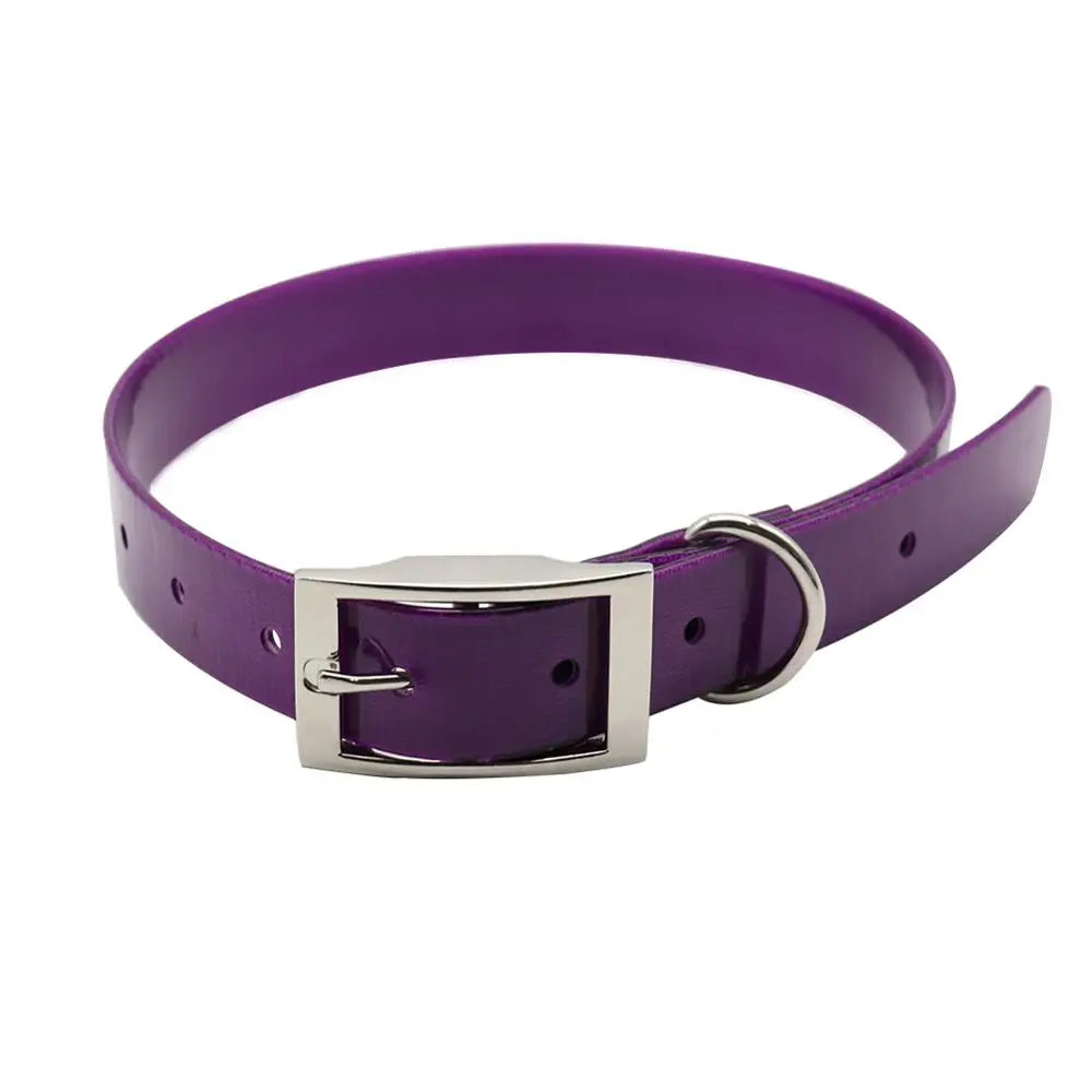 JanPet Fashion TPU Dog Pet Collars High quality waterproof deodorant Resistant dirt Easy clean collars 10 Colors Pet Products