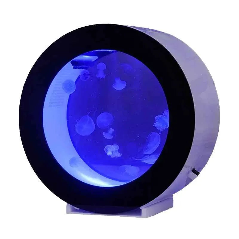 18L LED Aquarium Fish Tank – Color Changing Acrylic Desktop Aquarium with Remote Control