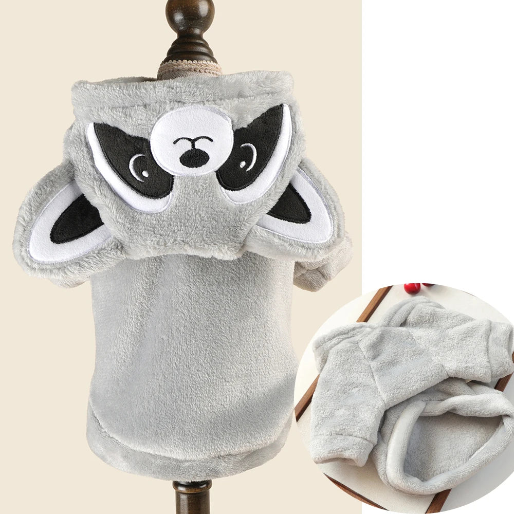 Warm Fleece Halloween Coat for Dogs