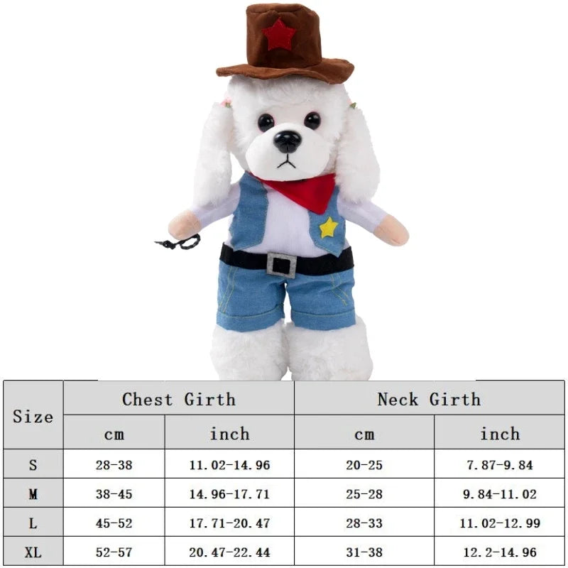 Funny Halloween Pet Costume for Small/Medium Dogs & Cats - Adjustable Puppy Cosplay for French Bulldogs, Chihuahuas & More