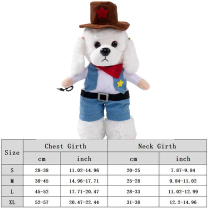 Funny Halloween Pet Costume for Small/Medium Dogs & Cats - Adjustable Puppy Cosplay for French Bulldogs, Chihuahuas & More