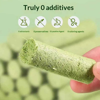 New 6/18Pcs Cat Grass Teething Sticks Chew Toy Gentle Healthy Hairball Removal Cat Grass Stick Pet Snacks Teeth Grinding Stick