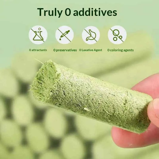 New 6/18Pcs Cat Grass Teething Sticks Chew Toy Gentle Healthy Hairball Removal Cat Grass Stick Pet Snacks Teeth Grinding Stick