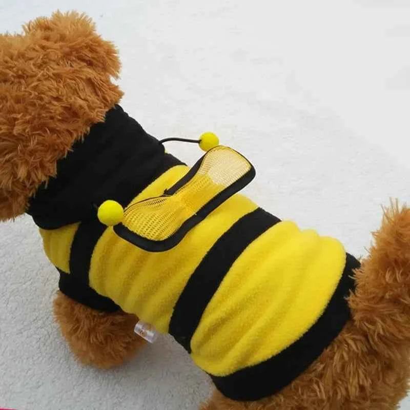 Bee Fleece Dog & Cat Hoodie Costume