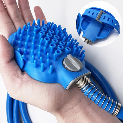 Pet Bathing Shower Spray Head with Massage Function Dog Cleaning Grooming Tool