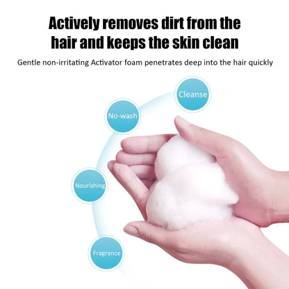 Pet Dry Cleaning Foam Cat Dog Bathing Shower Gel Refreshing Non Sticky Kitten Puppy Leave in Deodorising Shampoo Pet Supplies