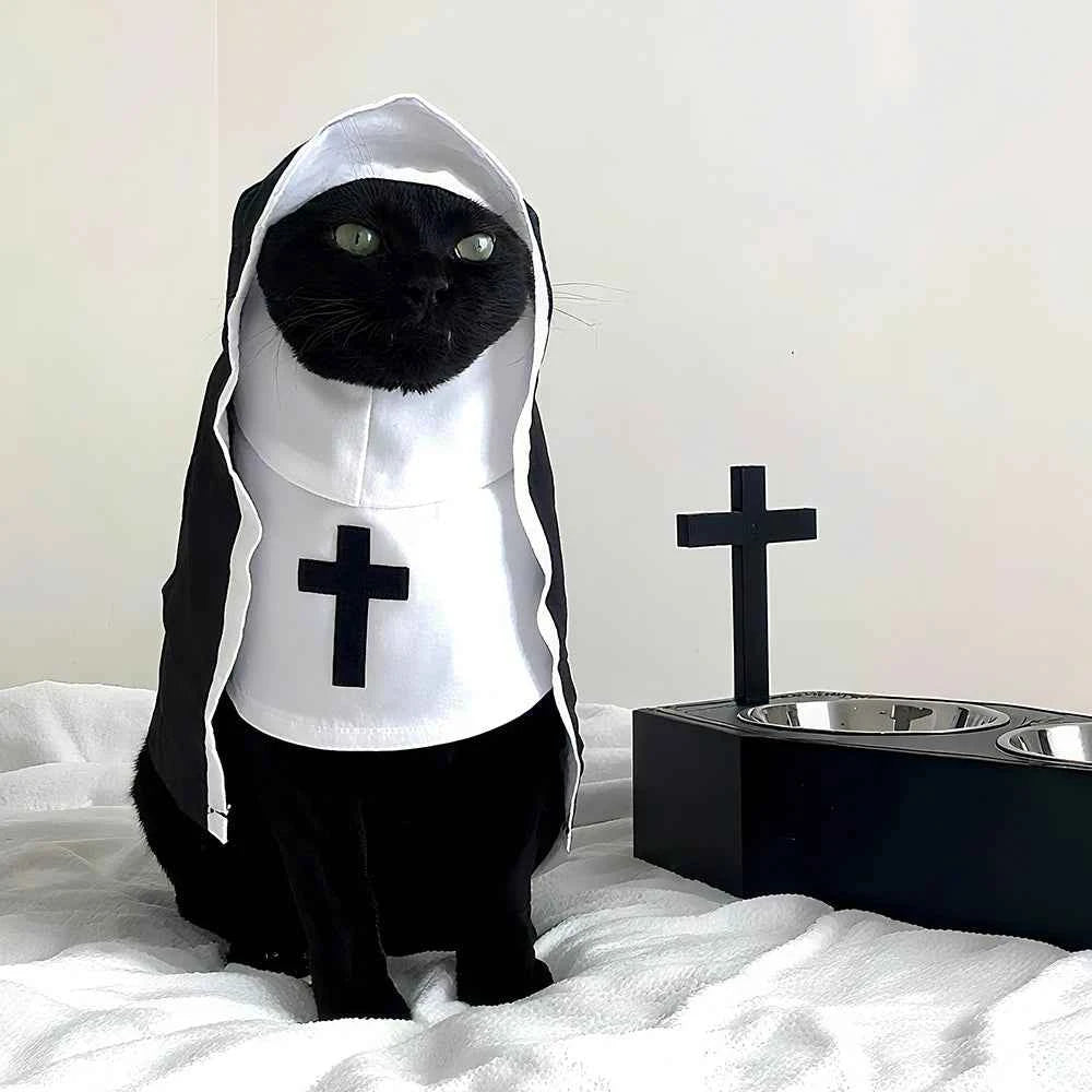 Halloween Nun Costume for Dogs & Cats