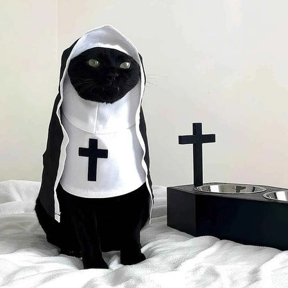 Halloween Nun Costume for Dogs & Cats