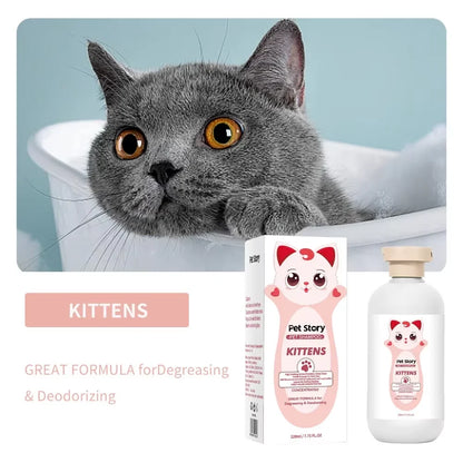 228ML Soothing Pet Grooming Shampoo for Sensitive Skin - Hypoallergenic Formula for Cats and Dogs