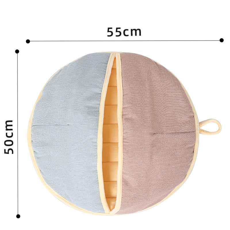 Cat Bed and Sleeping Bag with Dual Use Design