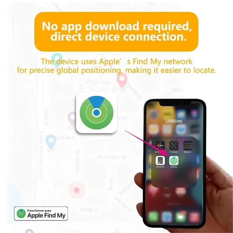 Amz Top Sales Tracker Smart Locator Works With Apple Find My Suit for Key Wallet Elderly Travel Luggage Pets - Needora
