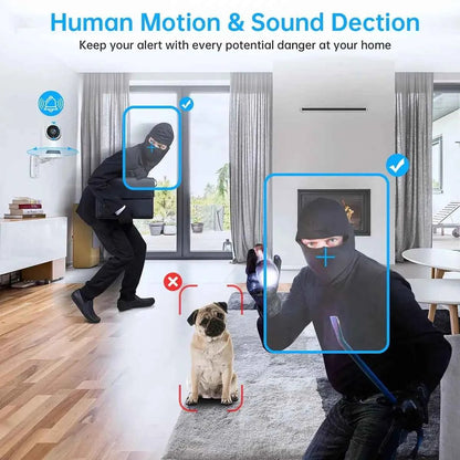 ANSVICAM 2K 5MP WiFi Smart Home Security Camera 1080p HD Real-time APP Alerts 2-Way Audio with Motion Tracking for Baby & Pet - Needora