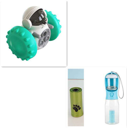 Cat Dog Slow‑Food Balance Car Toy Interactive Smart Feeding Fun Pet Trainer