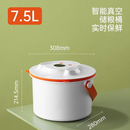 Cat and Dog Food Storage Bucket Plastic Vacuum Pet Food Tank Insect-Proof and Moisture-Resistant for Feeding - Needora