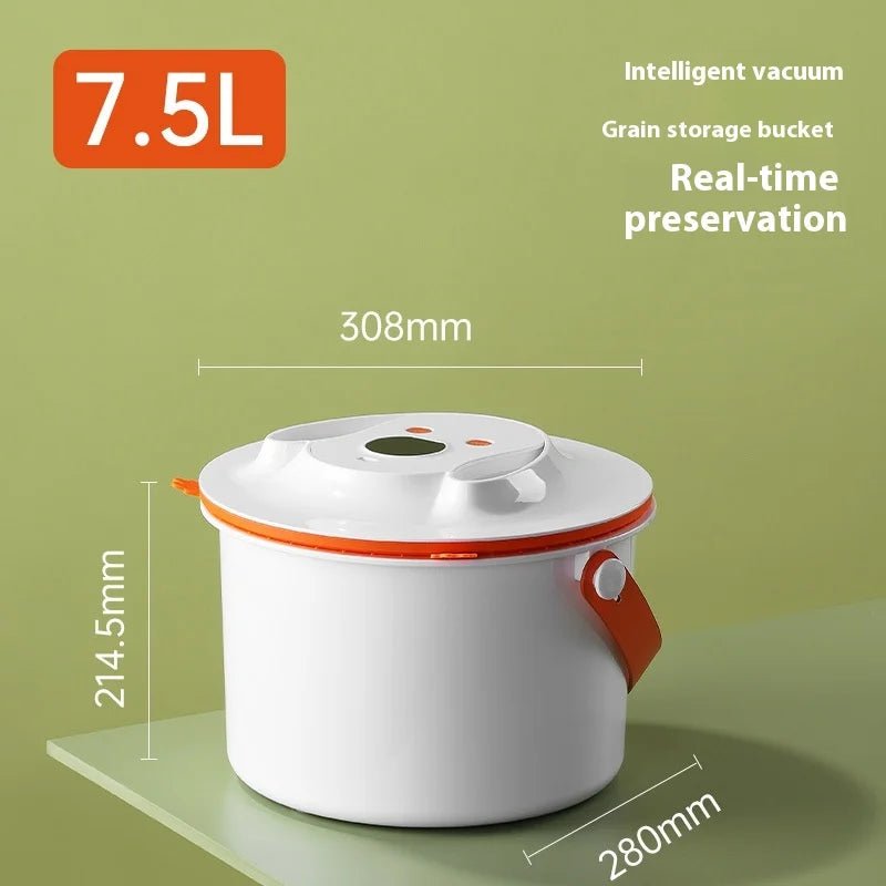 Cat and Dog Food Storage Bucket Plastic Vacuum Pet Food Tank Insect-Proof and Moisture-Resistant for Feeding - Needora