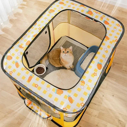 Cat House Delivery Room Puppy Kitten House Sweet Cozy Sweet Cat Bed Comfortable Cats Tent Folding for Dog Cats Supplies - Needora