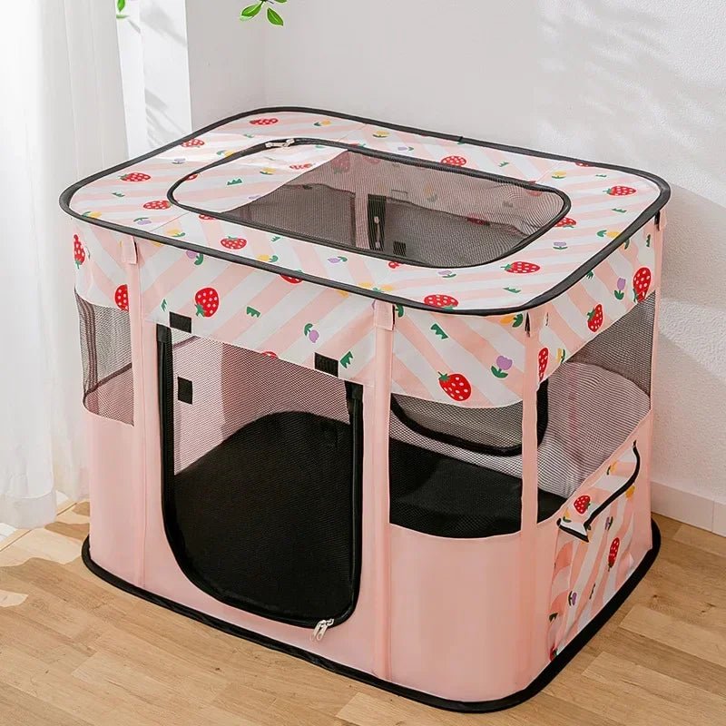 Cat House Delivery Room Puppy Kitten House Sweet Cozy Sweet Cat Bed Comfortable Cats Tent Folding for Dog Cats Supplies - Needora