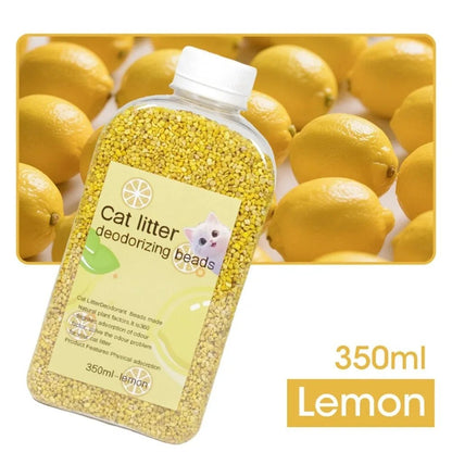 Cat Litter Deodorant Beads Odor Eliminator Non Toxic Safe for Cats Kittens Ready To Use Directly Pour Pet Litter Freshener - Needora