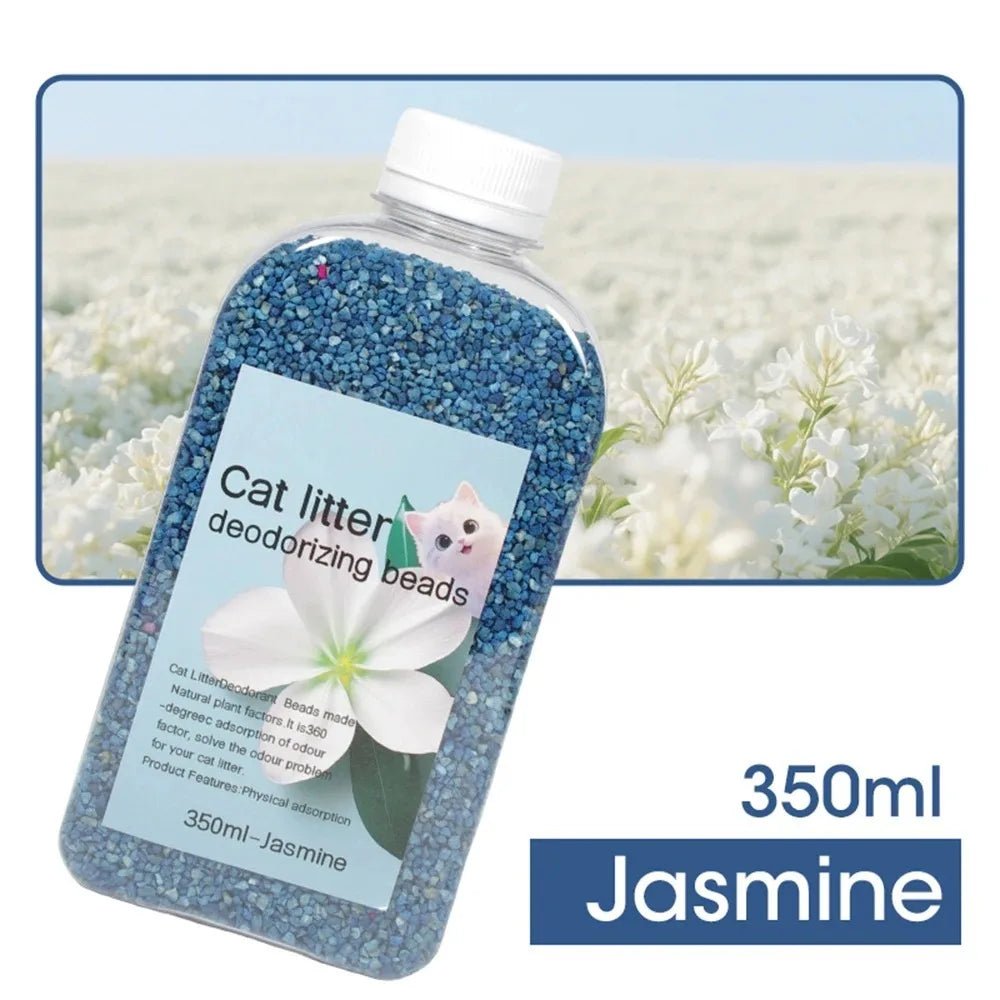 Cat Litter Deodorant Beads Odor Eliminator Non Toxic Safe for Cats Kittens Ready To Use Directly Pour Pet Litter Freshener - Needora