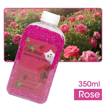 Cat Litter Deodorant Beads Odor Eliminator Non Toxic Safe for Cats Kittens Ready To Use Directly Pour Pet Litter Freshener - Needora