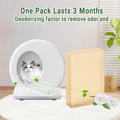 Cat Litter Deodorizer Replacement for PETKIT/Meowant/UBPET Self-Cleaning Cat Litter Box SC01/SC02 - Eliminates Odors at Source - Needora
