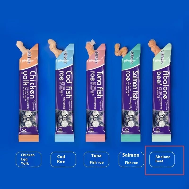 Cat Strip Kittens Nutrition Fat Hair Chin Wet Food Package Pet Cat Snacks - Needora