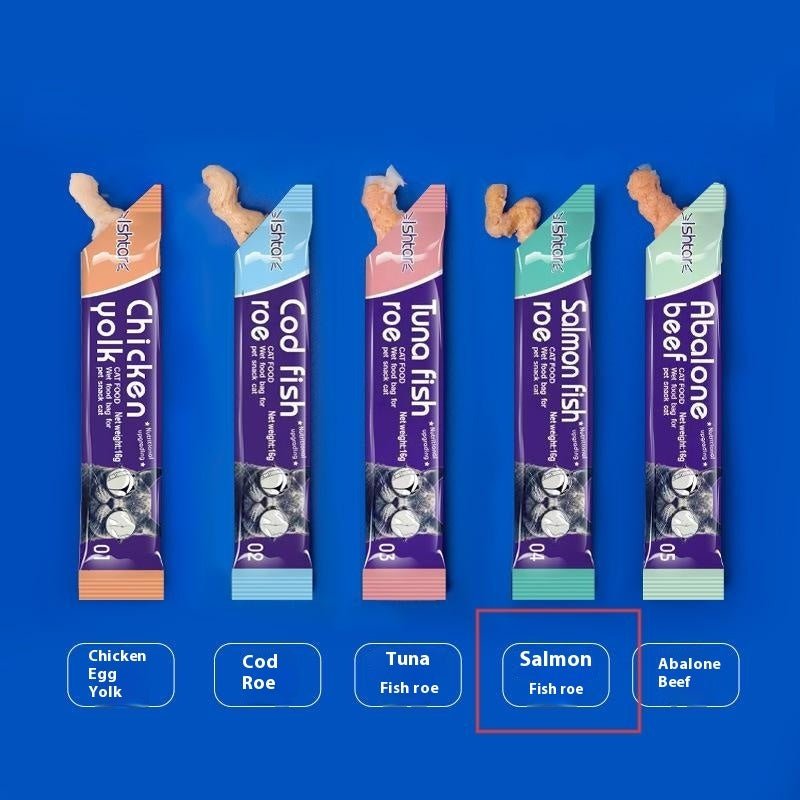 Cat Strip Kittens Nutrition Fat Hair Chin Wet Food Package Pet Cat Snacks - Needora