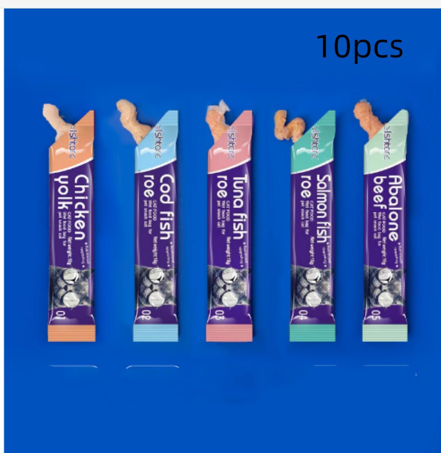 Cat Strip Kittens Nutrition Fat Hair Chin Wet Food Package Pet Cat Snacks - Needora