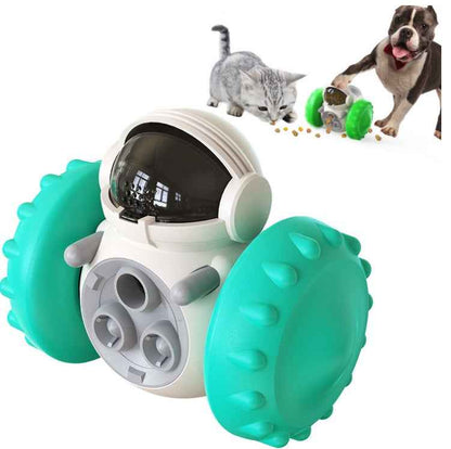 Cat Dog Slow‑Food Balance Car Toy Interactive Smart Feeding Fun Pet Trainer