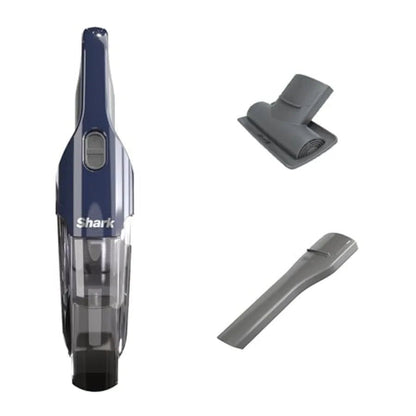 Cyclone PET Handheld Vacuum with 8" Crevice Tool HyperVelocity Suction Navy Blue/Grey CH701 - Needora