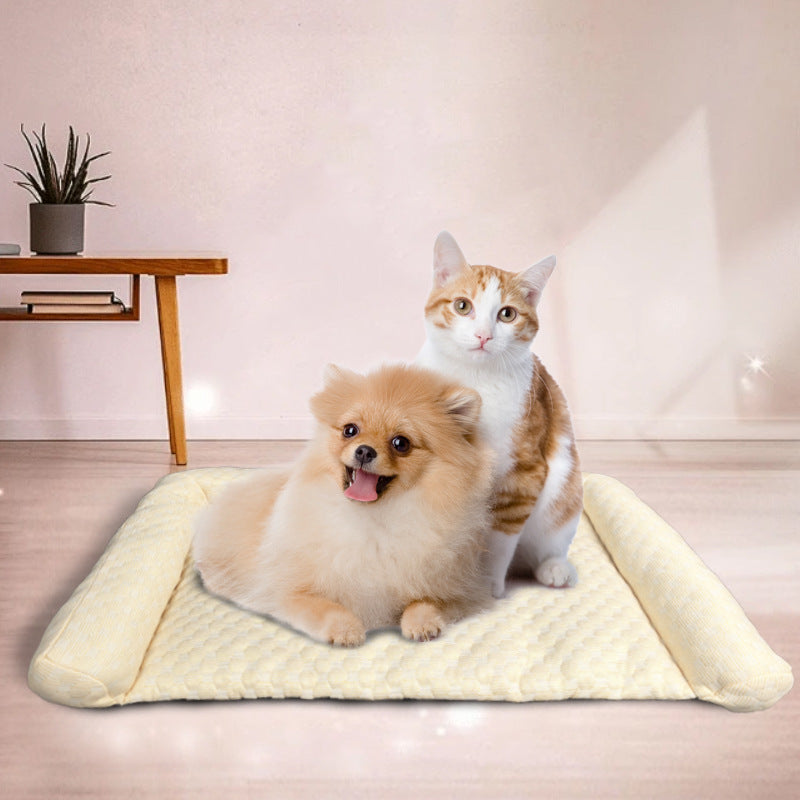 Summer Pet Ice Mat Kennel – Cooling Bed for Dogs & Cats