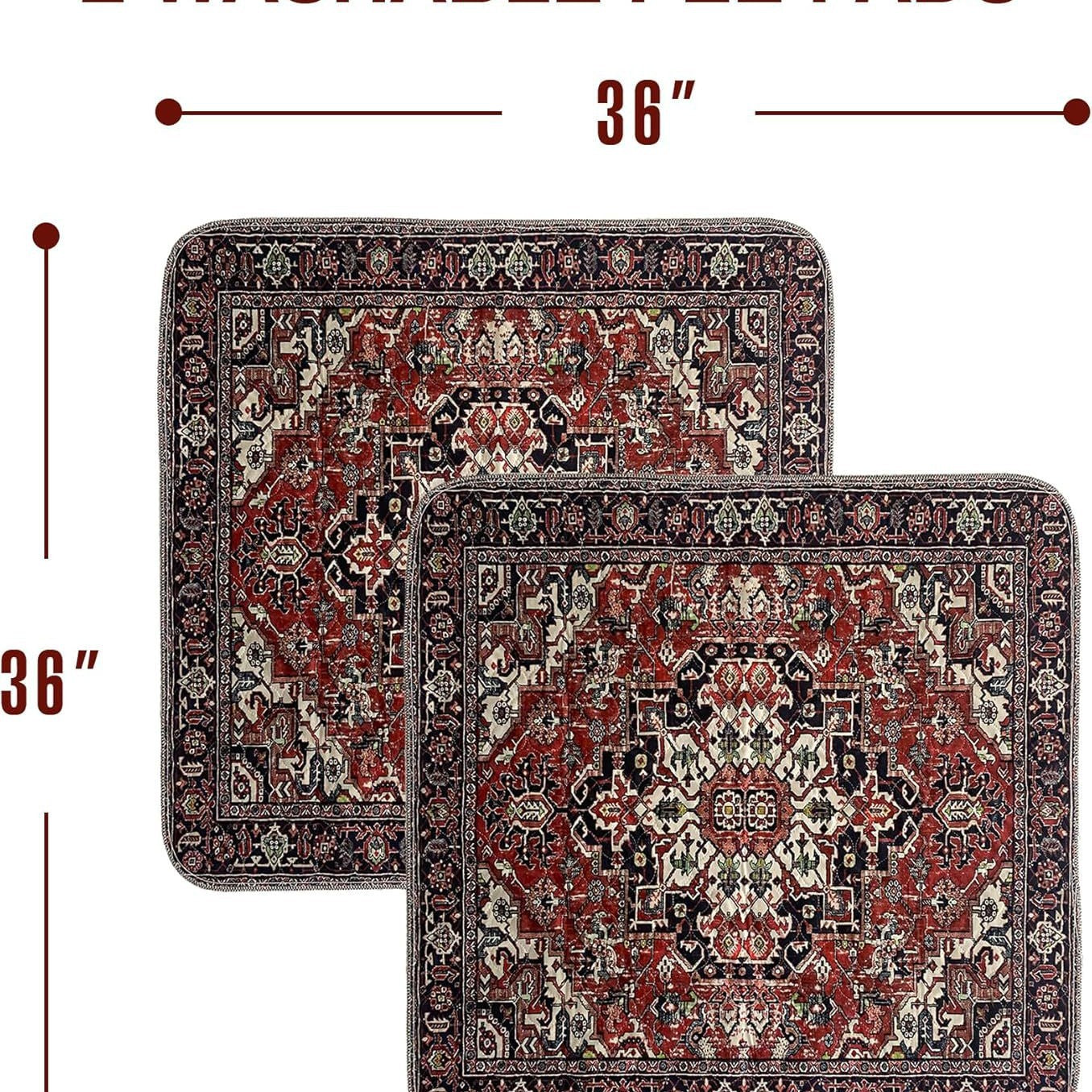 Persian‑Style Pet Floor Mat – Dirt‑Resistant, Heat‑Insulating & Urine‑Proof