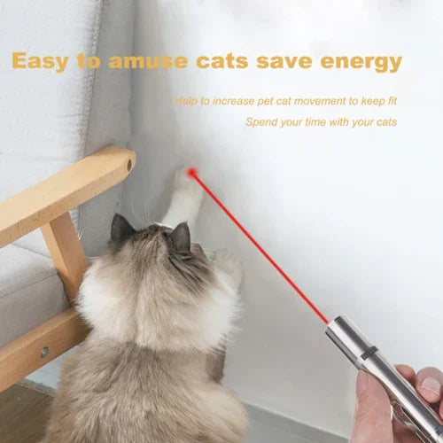 7‑in‑1 Rechargeable Cat Laser Toy with Patterns & Flashlight