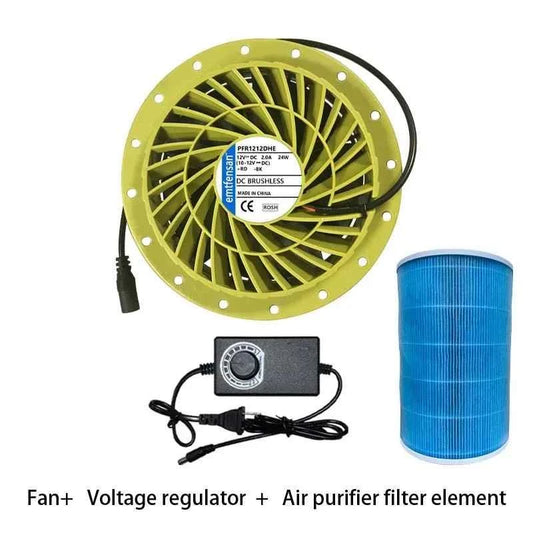DIY Air Purifier Filter Replacement Kit - HEPA Activated Carbon Filters for HomeRemoves Formaldehyde Smoke Odor Dust Pet Dander