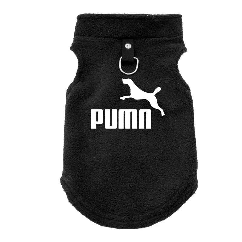 Dog Clothes harness vest Small Soft Fleece Coats Autumn Winter Warm Dogs Pets Clothing Brand Pullover - Needora