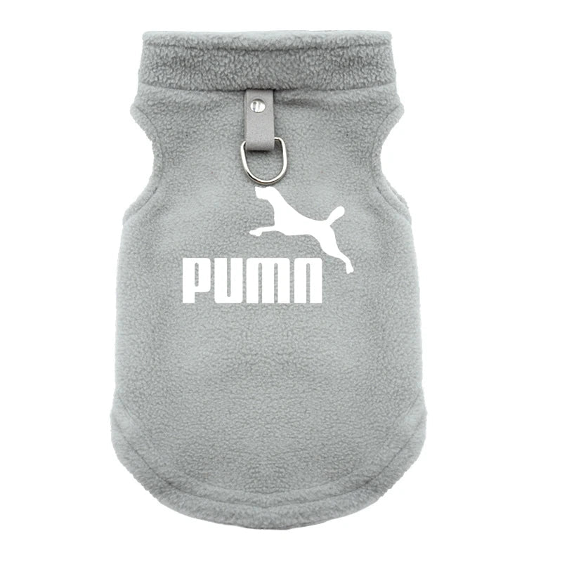 Dog Clothes harness vest Small Soft Fleece Coats Autumn Winter Warm Dogs Pets Clothing Brand Pullover - Needora