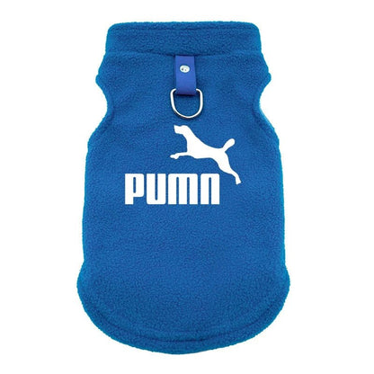 Dog Clothes harness vest Small Soft Fleece Coats Autumn Winter Warm Dogs Pets Clothing Brand Pullover - Needora