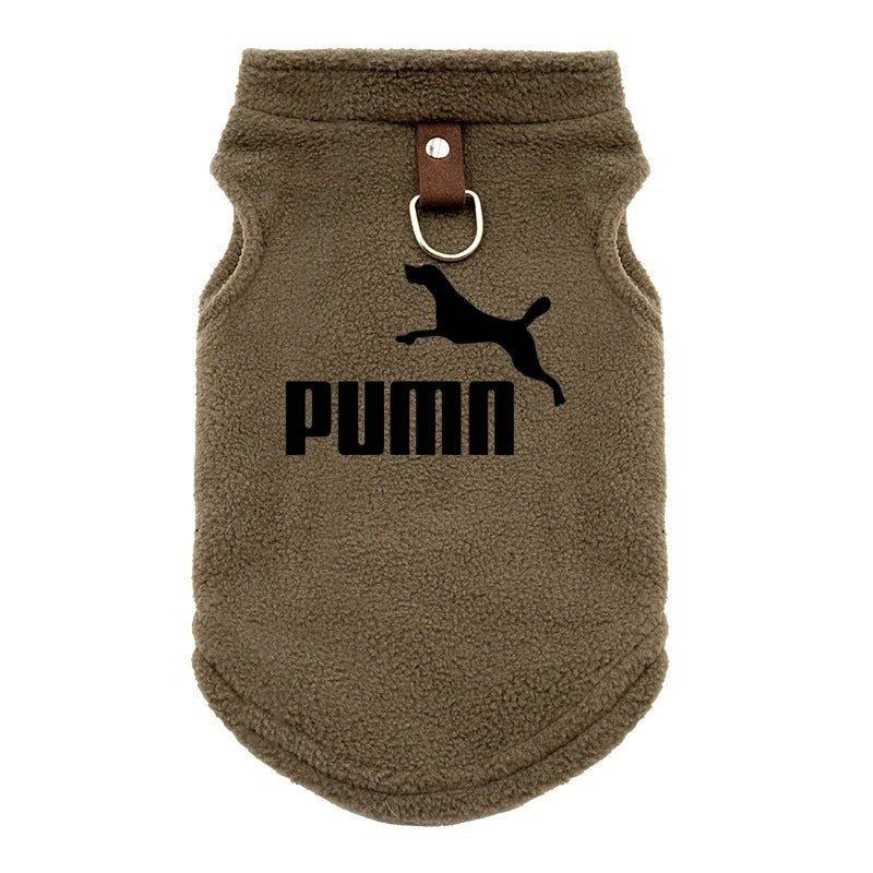 Dog Clothes harness vest Small Soft Fleece Coats Autumn Winter Warm Dogs Pets Clothing Brand Pullover - Needora