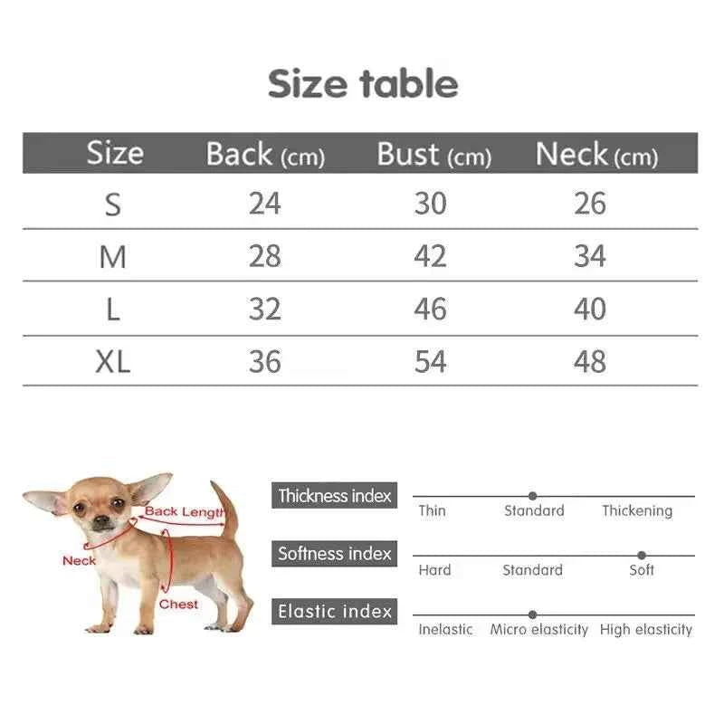 Dog Clothes harness vest Small Soft Fleece Coats Autumn Winter Warm Dogs Pets Clothing Brand Pullover - Needora