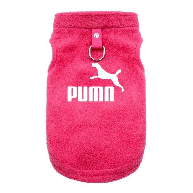 Dog Clothes harness vest Small Soft Fleece Coats Autumn Winter Warm Dogs Pets Clothing Brand Pullover - Needora