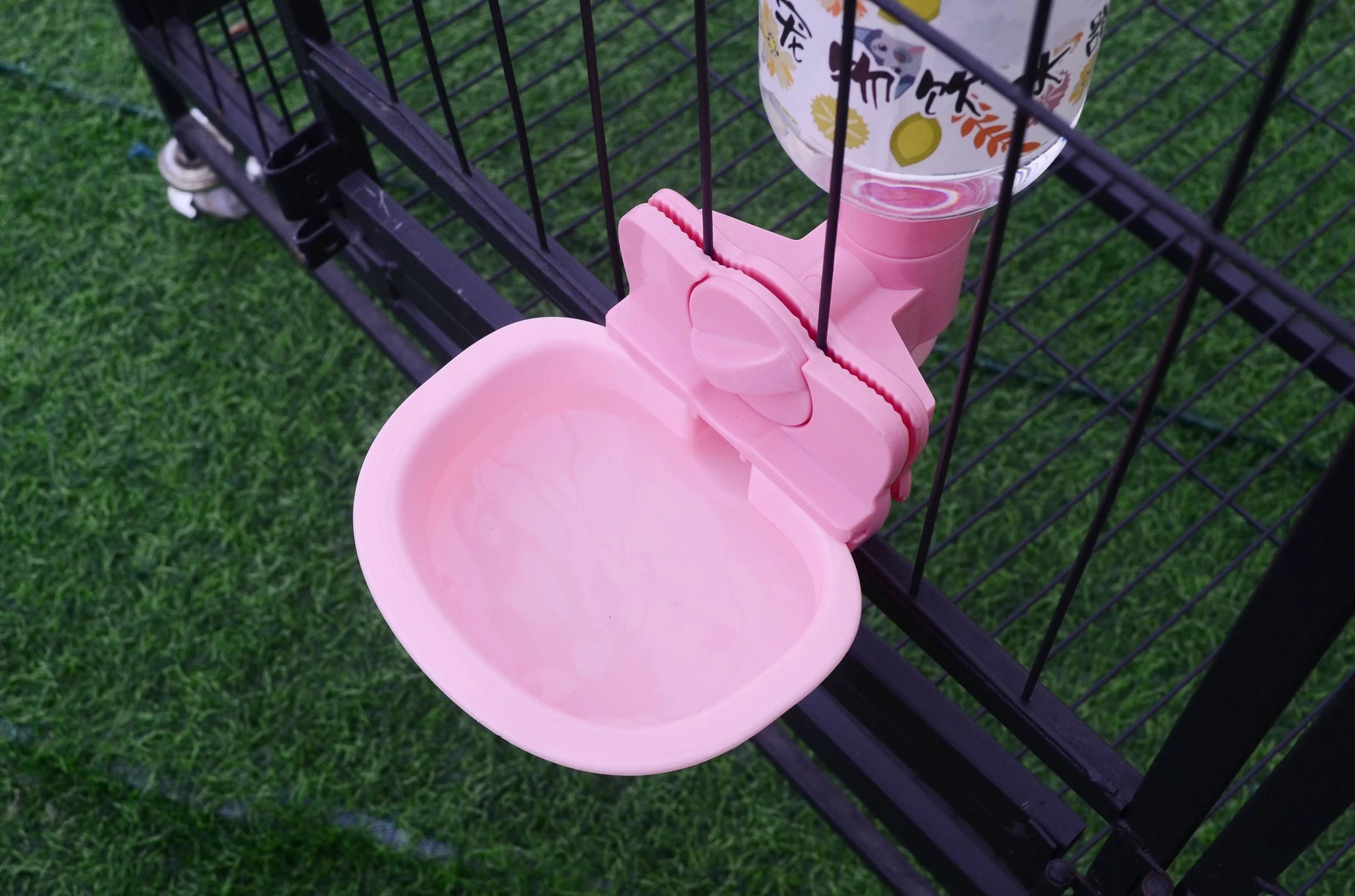 Dog hanging automatic drinking fountain cat drinking kettle watering device pet feeder bottle drinker - Needora