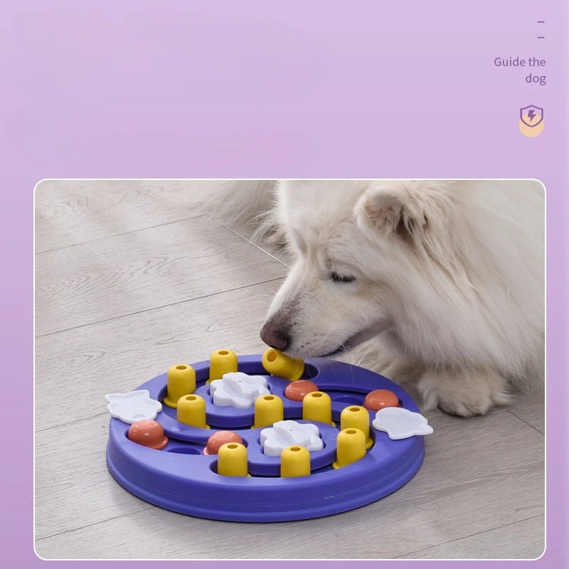 Dog Puzzle Toys Slow Feeder Interactive Increase Puppy IQ Food Dispenser Slowly Eating NonSlip Bowl Pet Cat Dogs Training Game - Needora