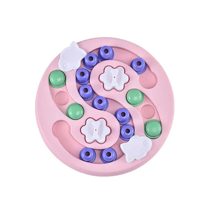 Dog Puzzle Toys Slow Feeder Interactive Increase Puppy IQ Food Dispenser Slowly Eating NonSlip Bowl Pet Cat Dogs Training Game - Needora
